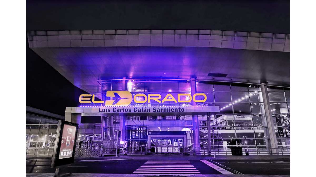 Aeropuerto El Dorado en Colombia