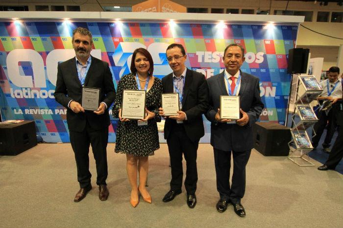 Carlos Burgos, Lilyana Mejía, Juan Pablo Castillo y Víctor Islas (Finalistas FM del Año 2017)